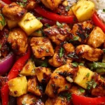 Tropical Hawaiian Chicken Sheet Pan Dinner 4 Tropical Hawaiian Chicken Sheet Pan Dinner