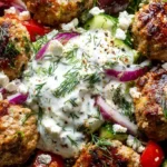 Greek Turkey Meatball Bowls: The Ultimate Mediterranean Dinner 4 Greek Turkey Meatball Bowls: The Ultimate Mediterranean Dinner
