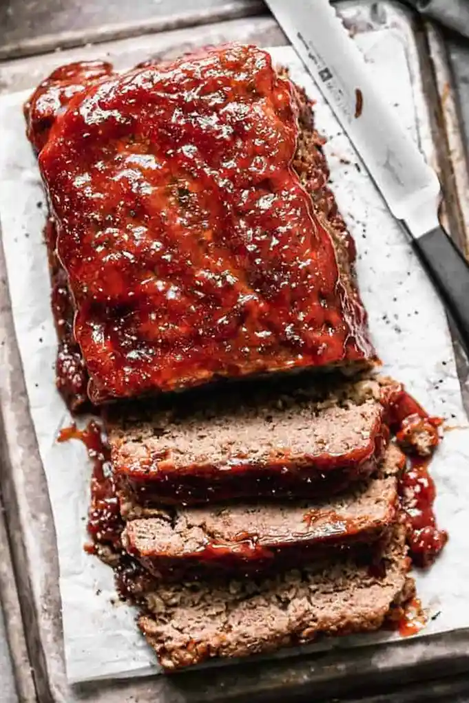 Easy Macro-Friendly Healthy Meatloaf 3 Recipe image