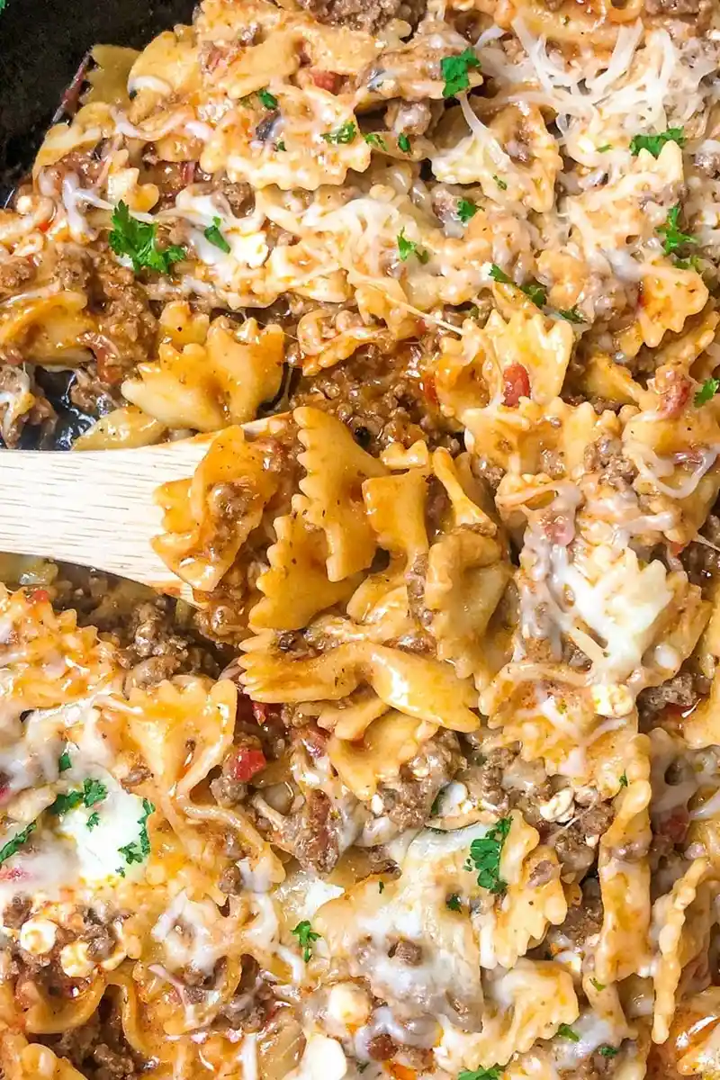 Healthy One Pot Skillet Lasagna 3 Recipe image