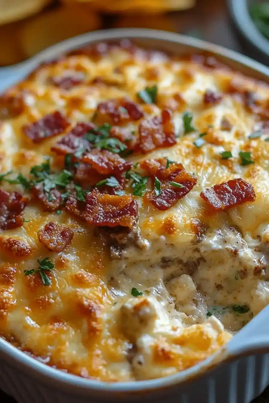 Savory Beef Sausage Cheese Dip 3 Recipe image