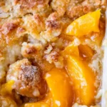Homemade Peach Cobbler with Buttery Cake Topping 4 Homemade Peach Cobbler with Buttery Cake Topping