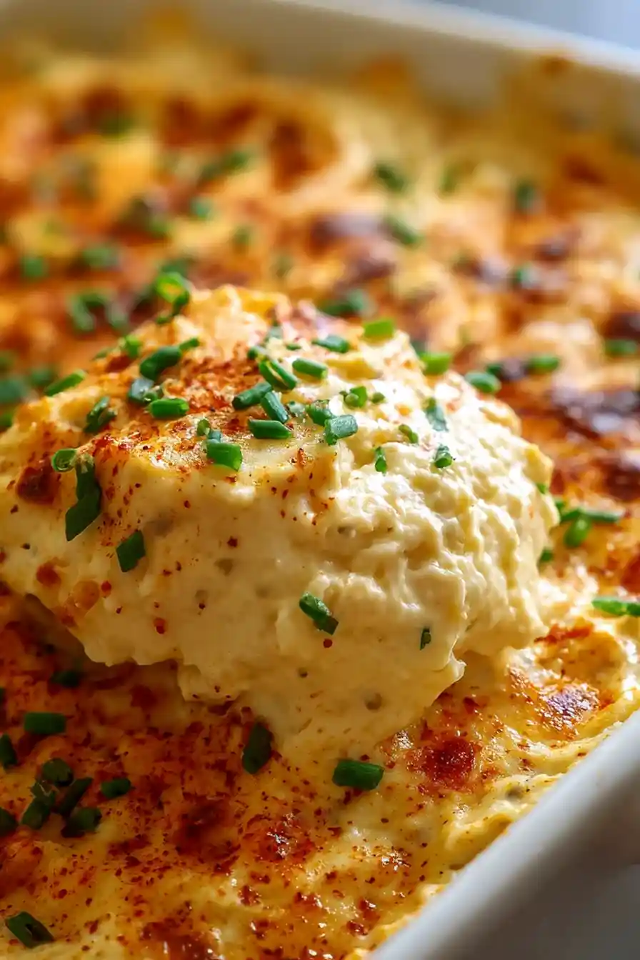 Savory Baked Egg and Cheese Dip 3 Recipe image