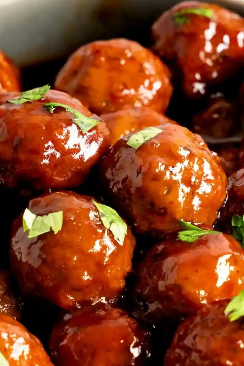 Instant Pot Grape Jelly Meatballs 3 Recipe image