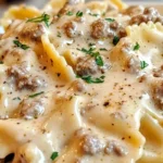 Creamy Cajun Cream Cheese Alfredo Bowties with Spiced Beef 4 Creamy Cajun Cream Cheese Alfredo Bowties with Spiced Beef