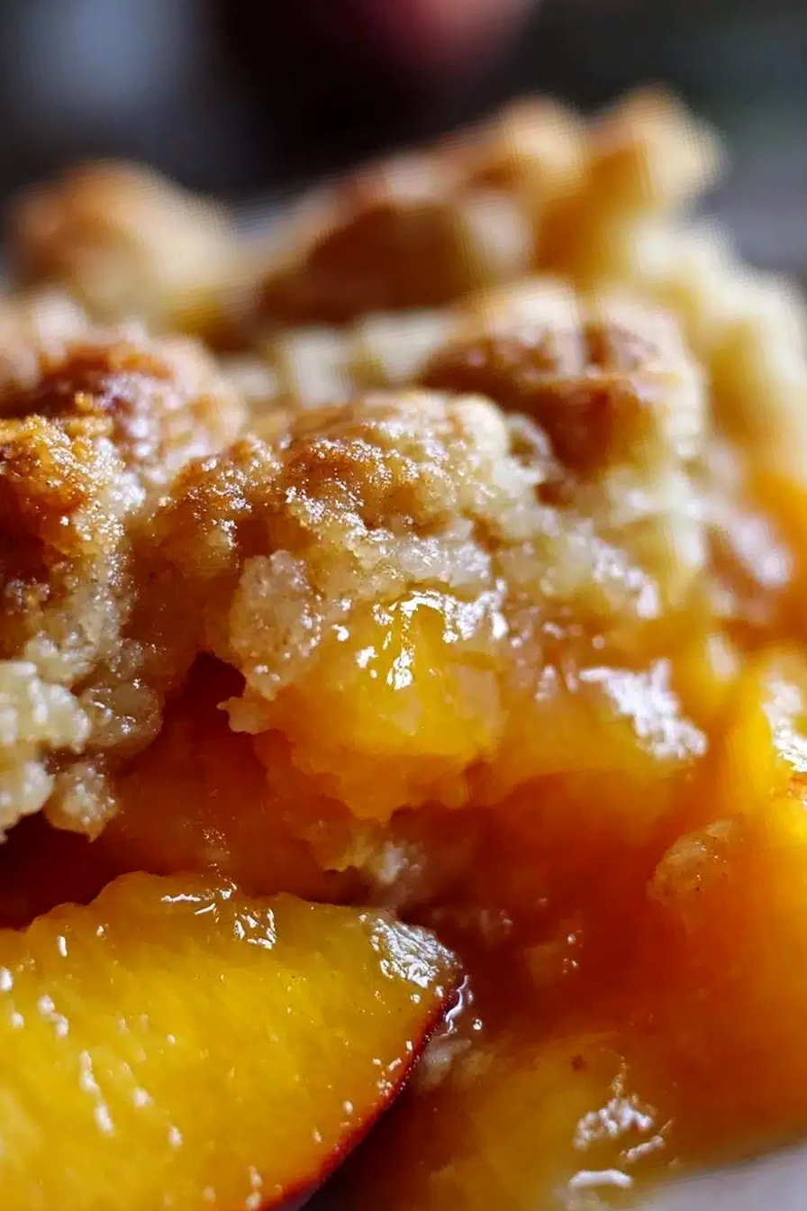 Gluten-Free Peach Cobbler with Fresh Peaches 3 Recipe image