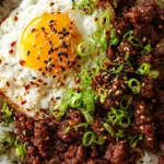Quick Korean-Style Ground Beef Bowls 4 Quick Korean-Style Ground Beef Bowls
