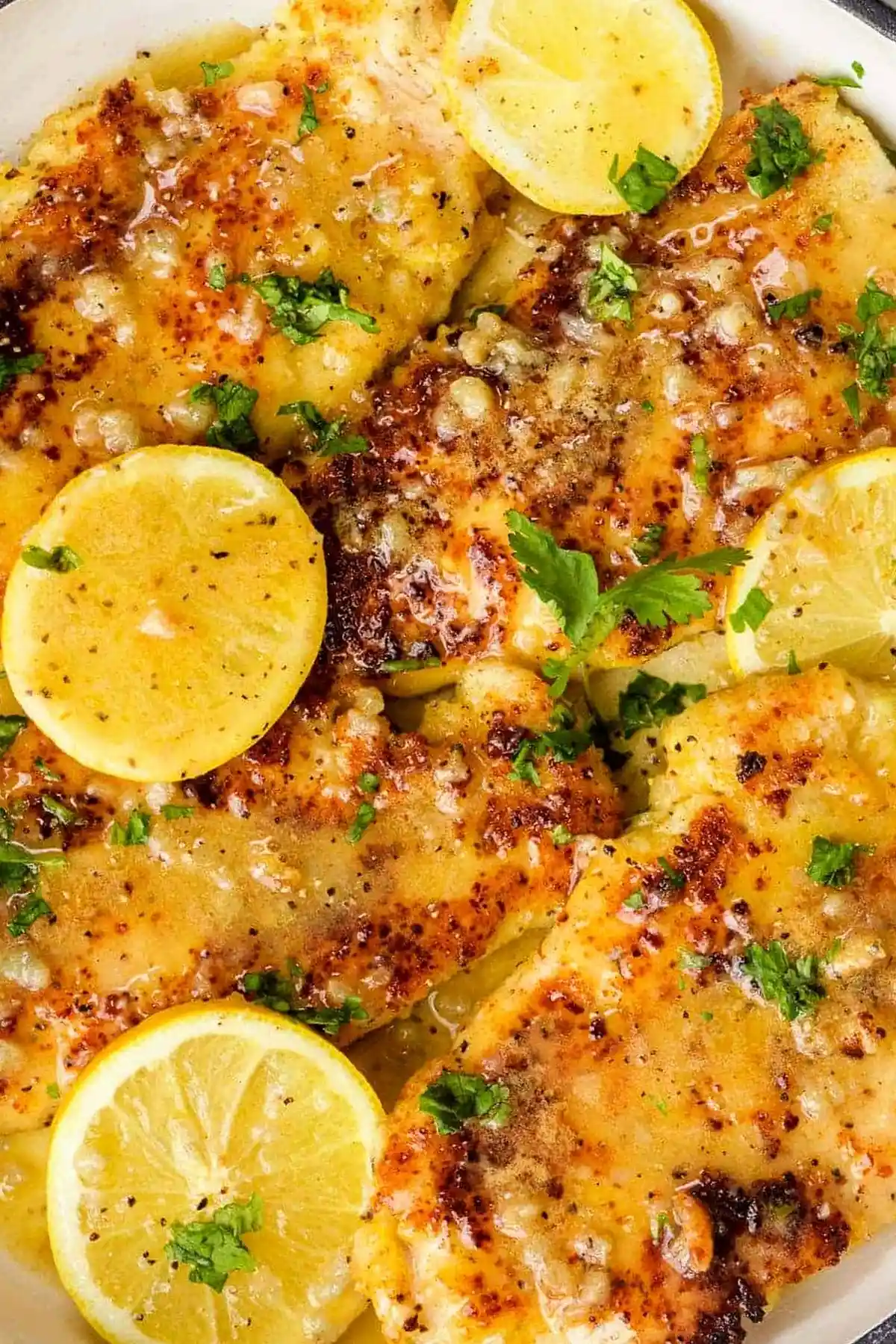 Crispy Parmesan Lemon Chicken with Garlic Butter Sauce 3 Recipe image
