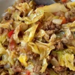 Cheesy Ground Beef and Cabbage Skillet 4 Cheesy Ground Beef and Cabbage Skillet