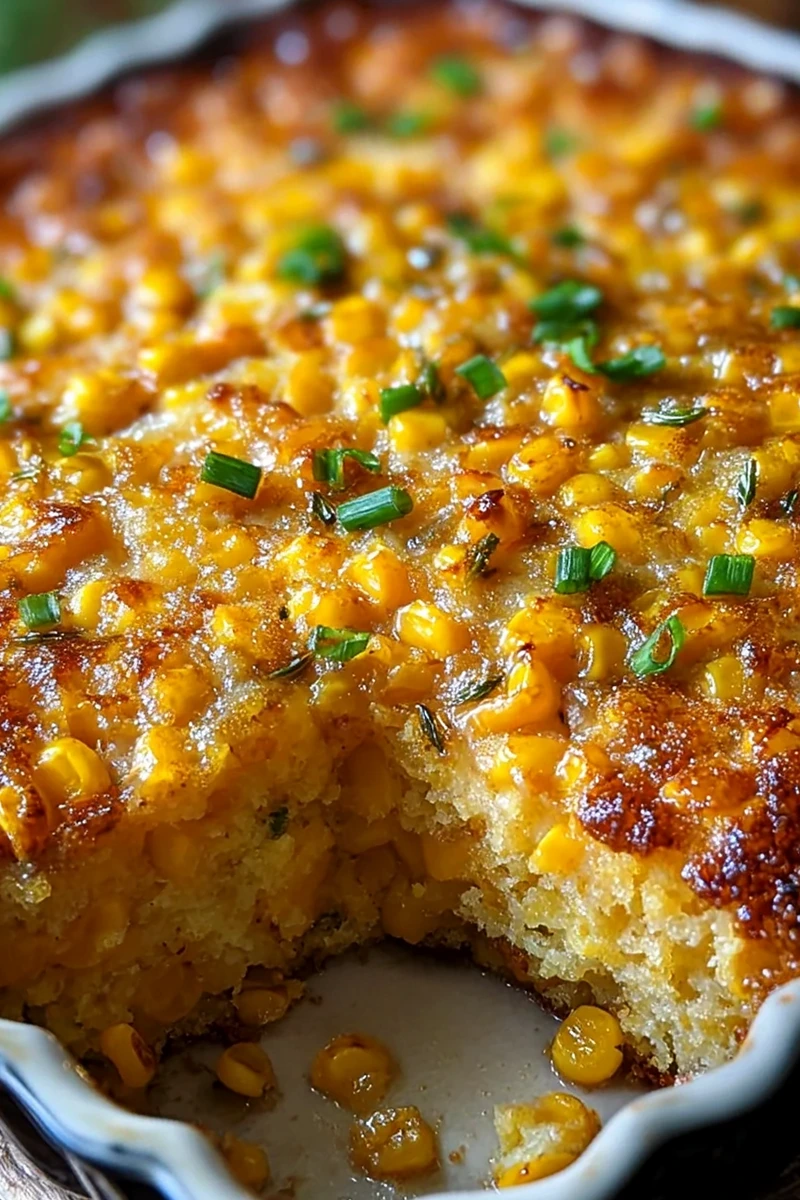 Sweet and Savory Honey Glazed Corn Casserole 3 Recipe image