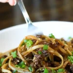 Easy Mongolian Ground Beef Noodles 4 Easy Mongolian Ground Beef Noodles