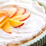 No Bake Peach Cream Pie 4 No Bake Peach Cream Pie
