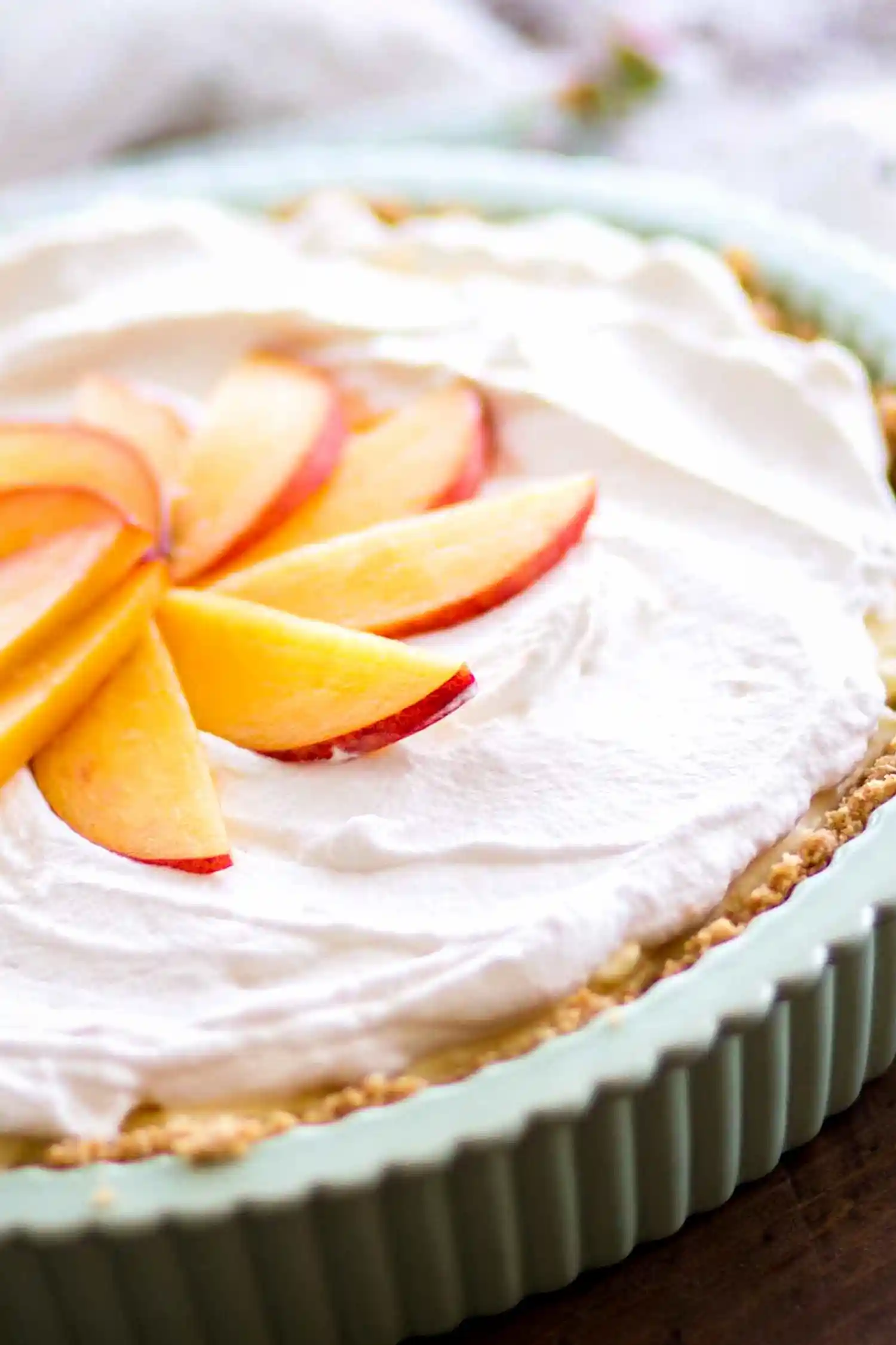 No Bake Peach Cream Pie 3 Recipe image