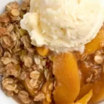 Classic Homemade Peach Crisp