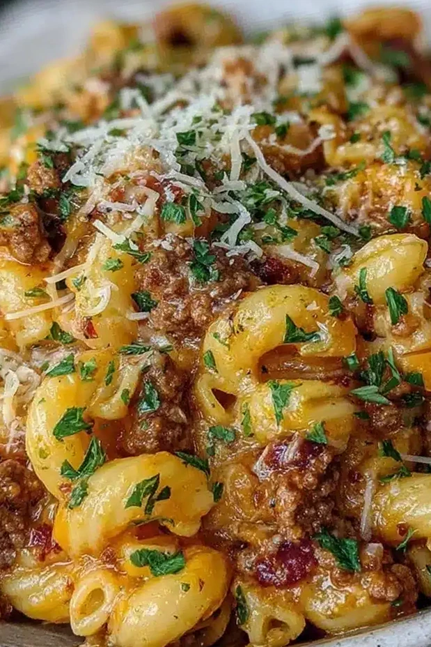 Creamy One-Pot Cheeseburger Macaroni 3 Recipe image