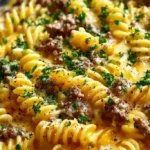 The Ultimate Creamy Ground Beef Pasta Skillet 4 The Ultimate Creamy Ground Beef Pasta Skillet