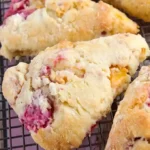 Peach and Raspberry Scones 4 Peach and Raspberry Scones