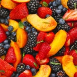Summer Peach and Mixed Berry Fruit Salad 4 Summer Peach and Mixed Berry Fruit Salad