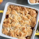 Peach Cobbler for Two 4 Peach Cobbler for Two