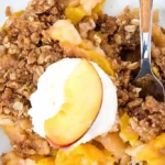 Easy Fresh Peach Crisp 4 Easy Fresh Peach Crisp