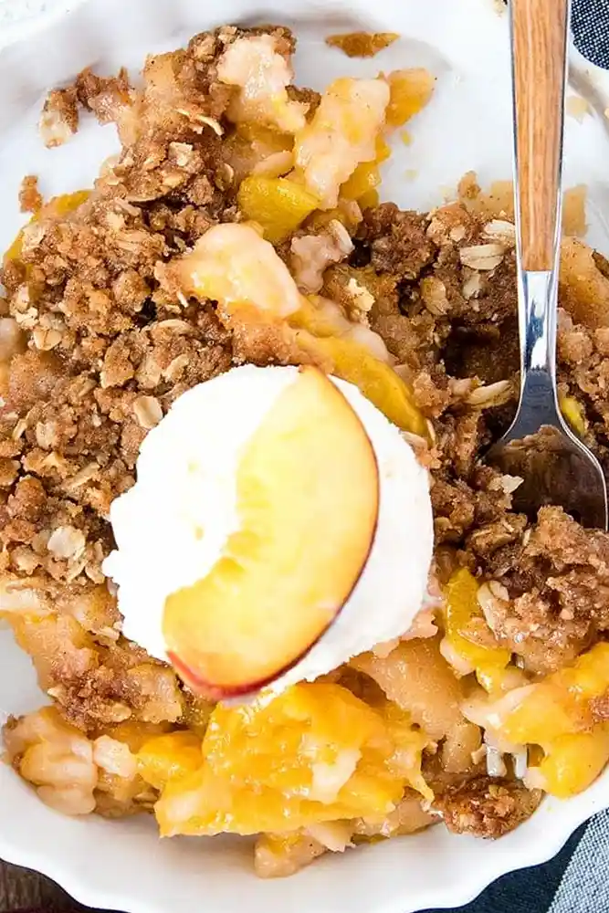 Easy Fresh Peach Crisp 3 Recipe image