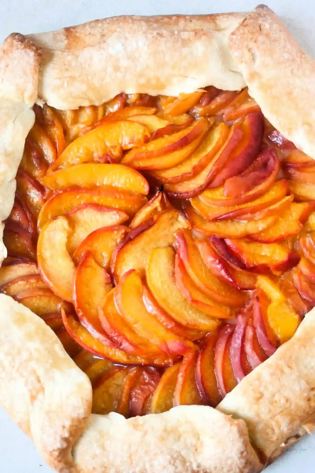 Easy Rustic Peach Tart (Gluten-Free) 3 Recipe image
