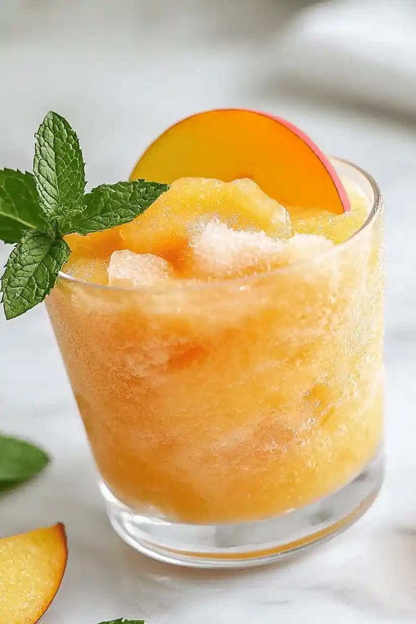 Peach Lemonade Slush 3 Recipe image