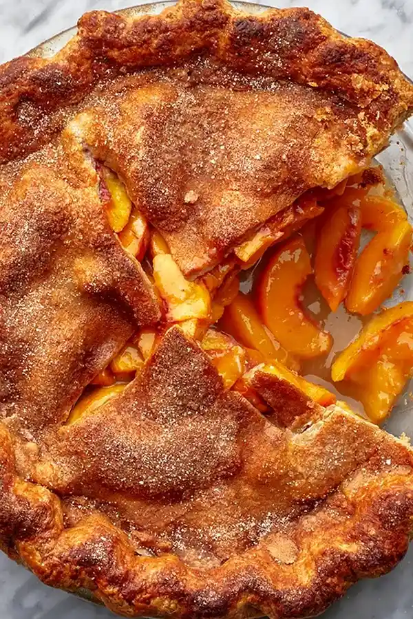 Homemade Deep-Dish Peach Pie 3 Recipe image