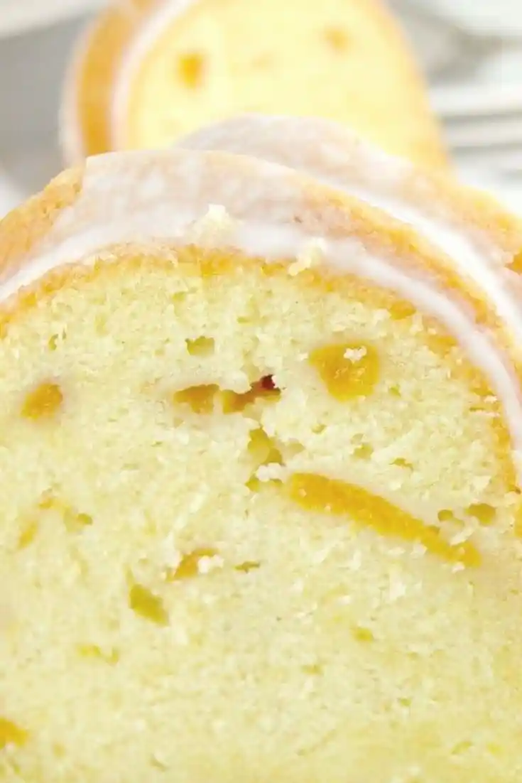 Fresh Peach Pound Cake with Sweet Glaze 3 Recipe image