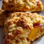 Buttery Fresh Peach Scones 4 Buttery Fresh Peach Scones