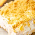 Creamy Peach Icebox Dessert