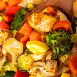 Roasted Chicken and Mixed Vegetable Sheet Pan Meal 4 Roasted Chicken and Mixed Vegetable Sheet Pan Meal
