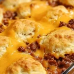 Hearty Sloppy Joe Biscuit Casserole 4 Hearty Sloppy Joe Biscuit Casserole