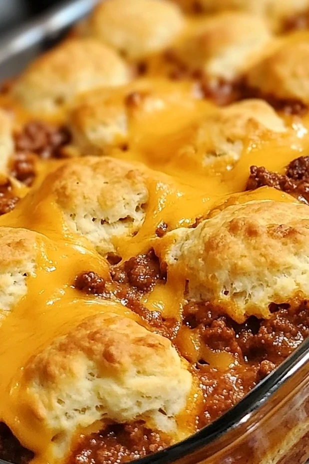 Hearty Sloppy Joe Biscuit Casserole 3 Recipe image