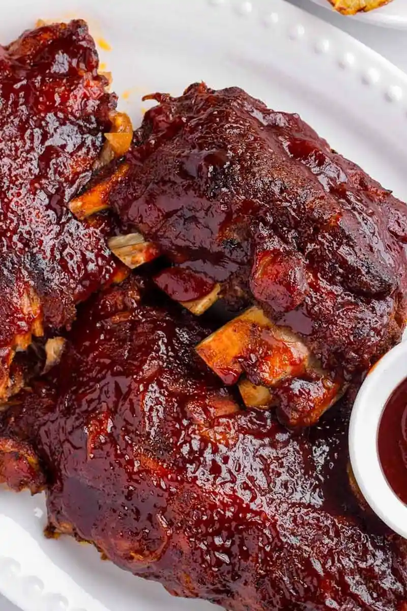 Tender Slow Cooker BBQ Chicken Ribs 3 Recipe image