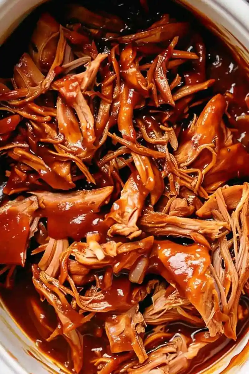 Tender Crockpot BBQ Shredded Chicken 3 Recipe image