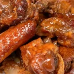 Slow Cooker Honey Garlic Glazed Wings 4 Slow Cooker Honey Garlic Glazed Wings
