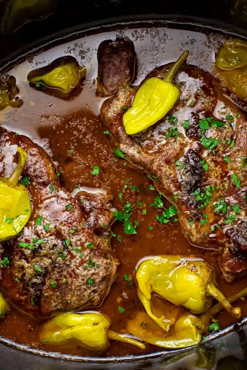 Slow Cooker Mississippi Ribeye Steaks 3 Recipe image