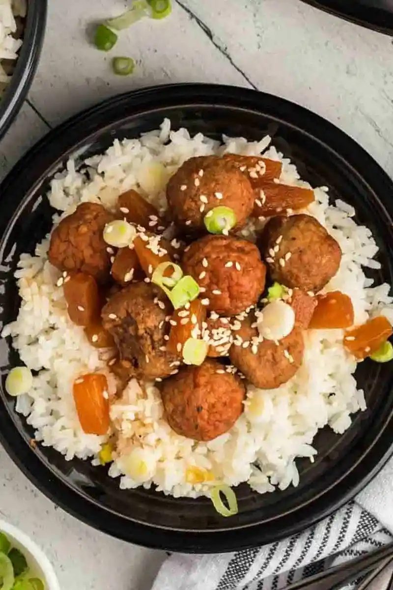 Slow Cooker Teriyaki Meatballs 3 Recipe image