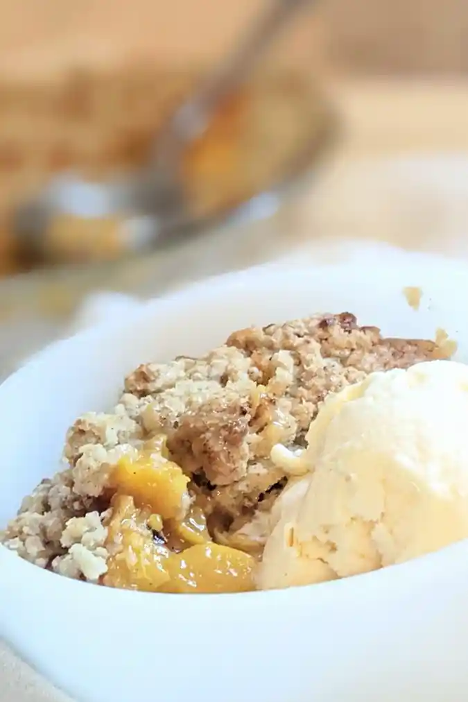 Snickerdoodle Peach Cobbler 3 Recipe image