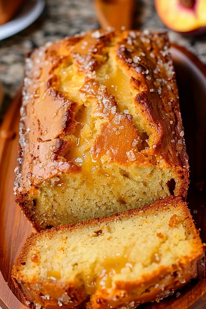 Southern Style Peach Quick Bread 3 Recipe image