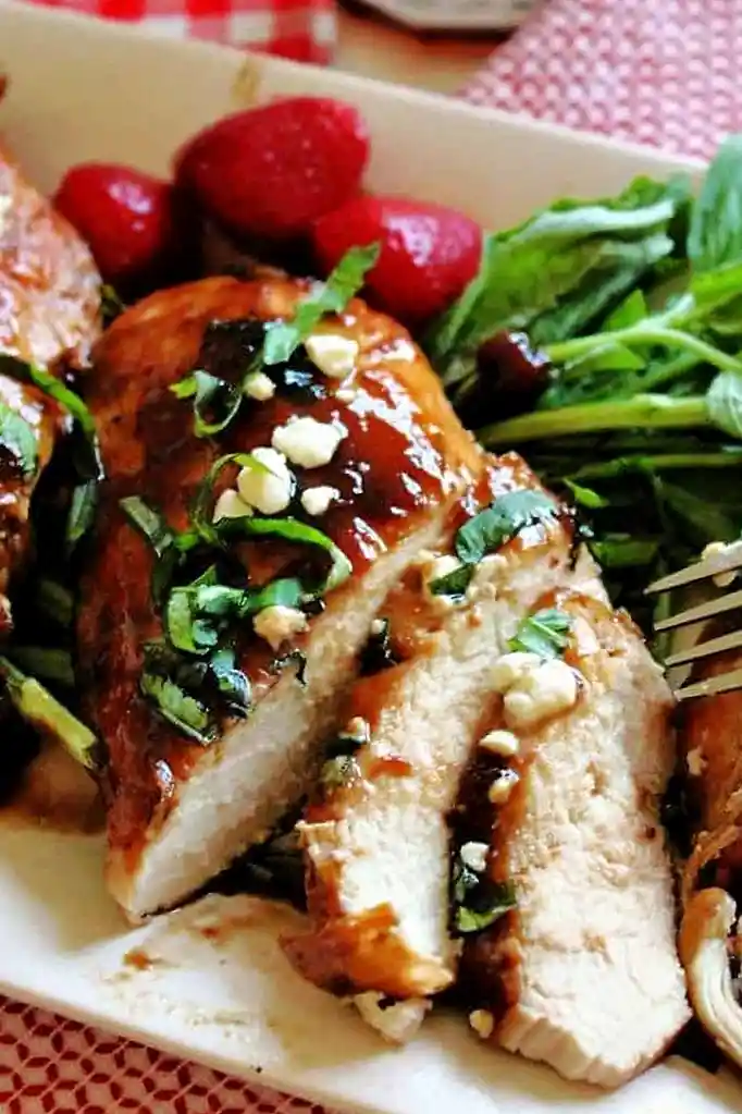 Strawberry Basil Chicken 3 Recipe image