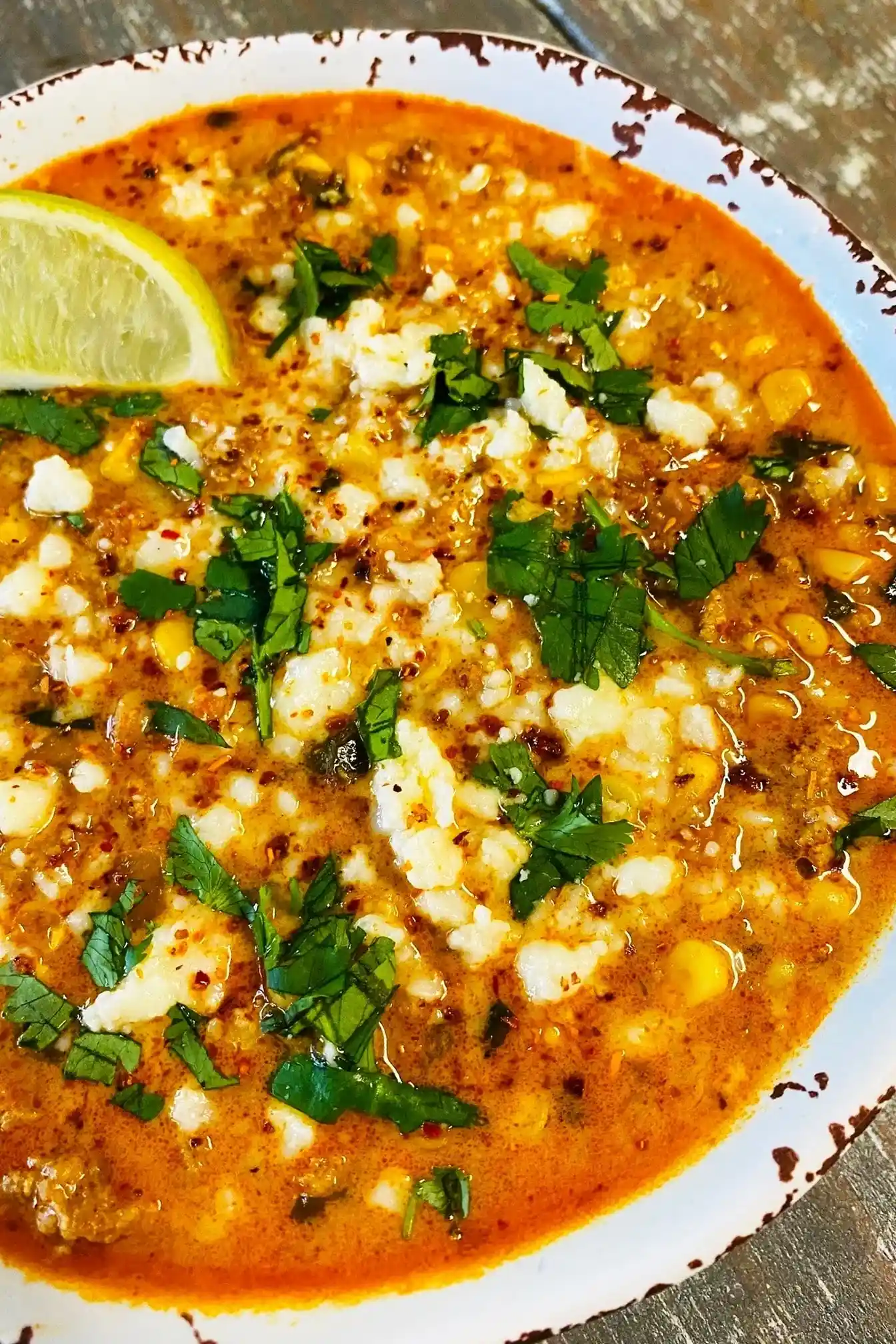 Mexican Street Corn Chicken Chili 3 Recipe image