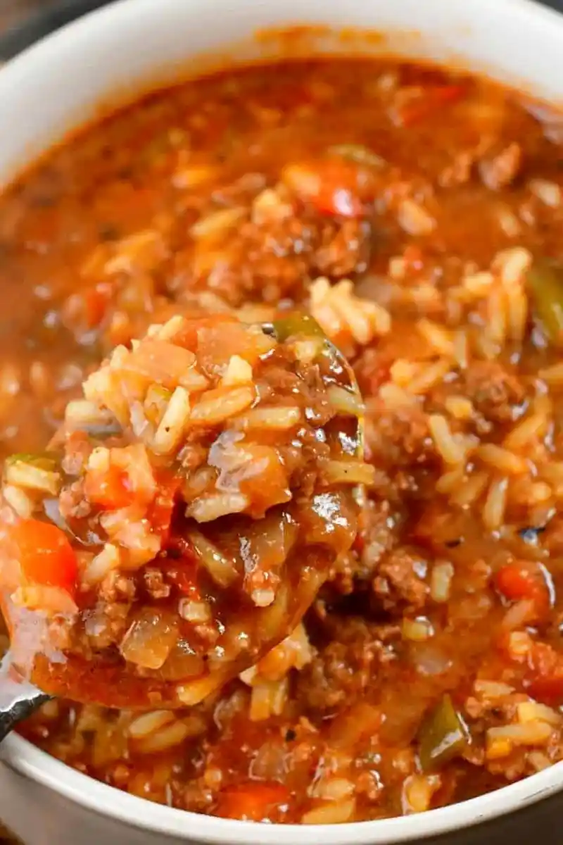 Hearty Stuffed Pepper Soup Recipe 3 Recipe image
