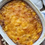Summertime Peach Baked Oatmeal 4 Summertime Peach Baked Oatmeal