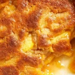Warm Peach Pudding with Brown Sugar Topping 4 Warm Peach Pudding with Brown Sugar Topping