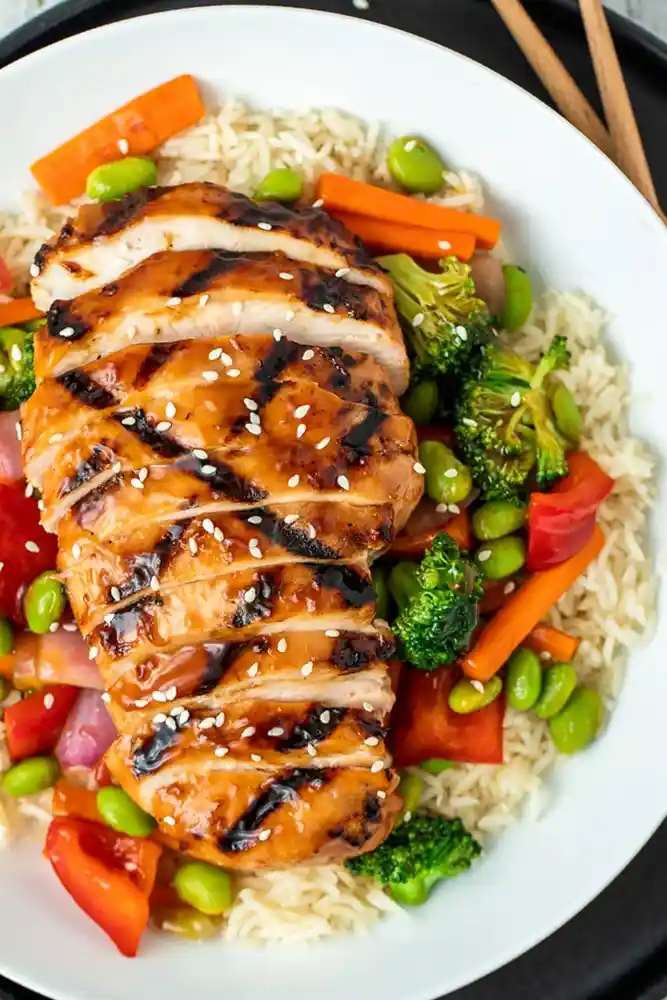 Grilled Teriyaki Chicken Power Bowls