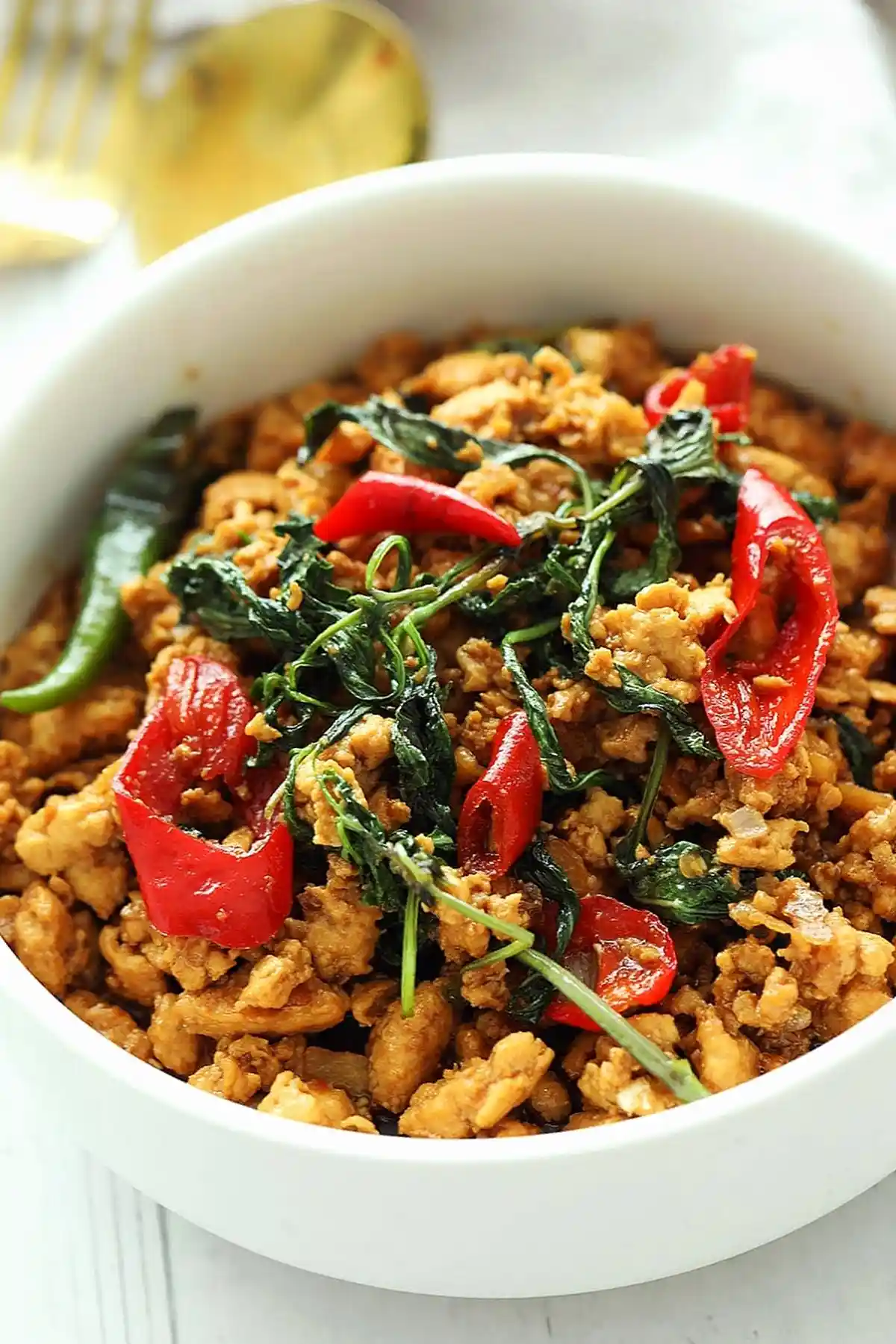 Authentic Thai Basil Chicken (Gai Pad Krapow) 3 Recipe image