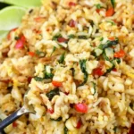 Thai Basil Fried Rice with Chicken 4 Thai Basil Fried Rice with Chicken