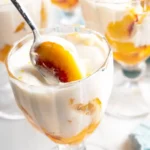 Old-Fashioned Peaches and Cream Dessert 4 Old-Fashioned Peaches and Cream Dessert
